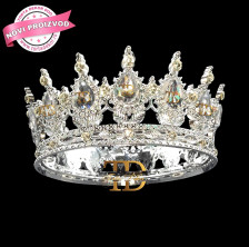 KRUNA MISS - Plastik - Srebro Bela